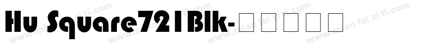 Hu Square721Blk字体转换